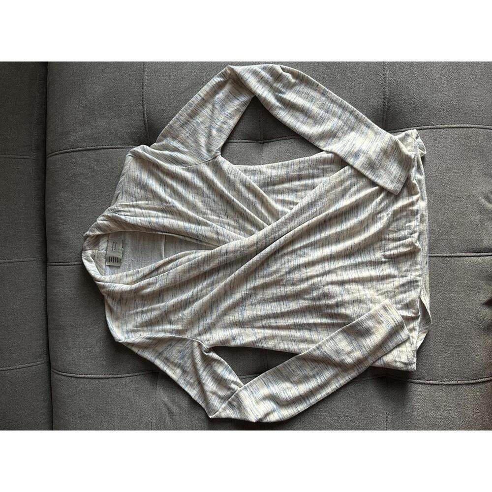 Anthropologie Saturday/Sunday Wrap/Long Sleeve Top